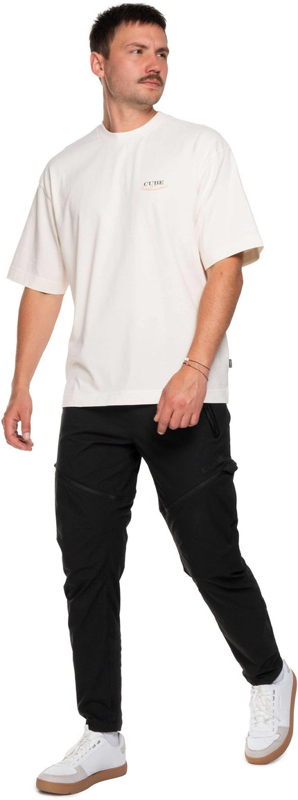 CUBE ORGANIC T-SHIRT CLUB DROPSHOULDER CREME