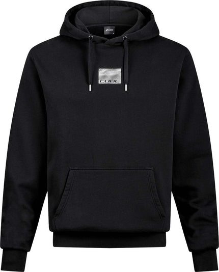 CUBE ORGANIC HOODIE GRID BLACK