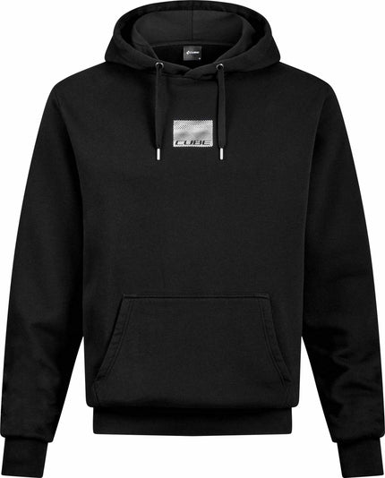 CUBE ORGANIC HOODIE GRID BLACK