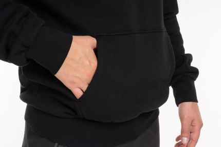 CUBE ORGANIC HOODIE GRID BLACK