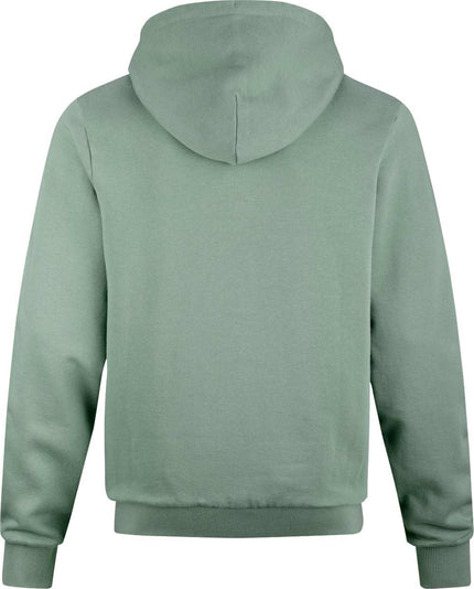 CUBE ORGANIC HOODIE GRID LIGHT GREEN