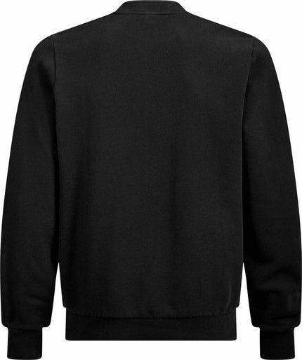 CUBE ORGANIC SWEATER GRID BLACK