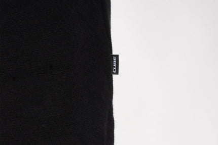 CUBE ORGANIC SWEATER GRID BLACK