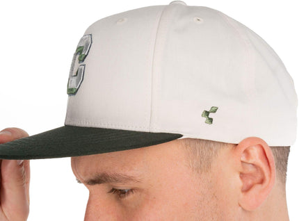 CUBE CAP THE EMBOSSED C BEIGE/OLIVE