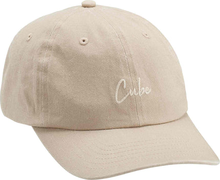 CUBE CAP 6 PANEL WASHED BEIGE