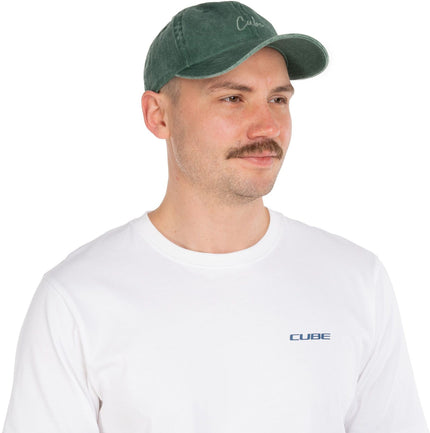CUBE CAP 6 PANEL WASHED GREEN