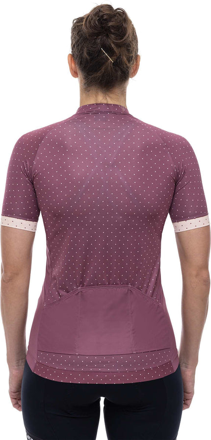 Cube Atx WS Jersey Half Zip Cmpt S/S Berry