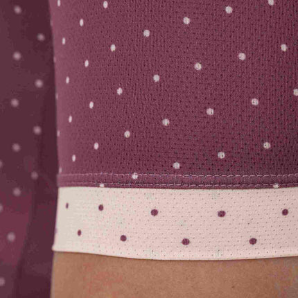 Cube Atx WS Jersey Half Zip Cmpt S/S Berry