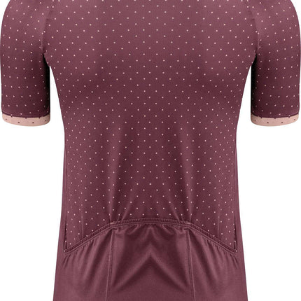 Cube Atx WS Jersey Half Zip Cmpt S/S Berry