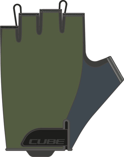 CUBE GLOVES CMPT COMFORT SHORT FINGER TM REED GREEN