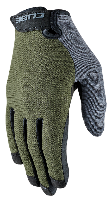 CUBE GLOVES CMPT COMFORT LONG FINGER TM REED GREEN