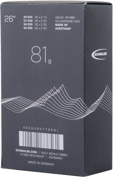 Schwalbe Inner Tube Sv13E Aerothan 54/62-559 40Mm