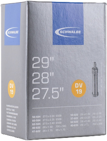 SCHWALBE INNER TUBE DV19 40/62-584/635 40MM