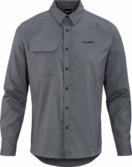 Cube Vertex Shirt L/S Grey