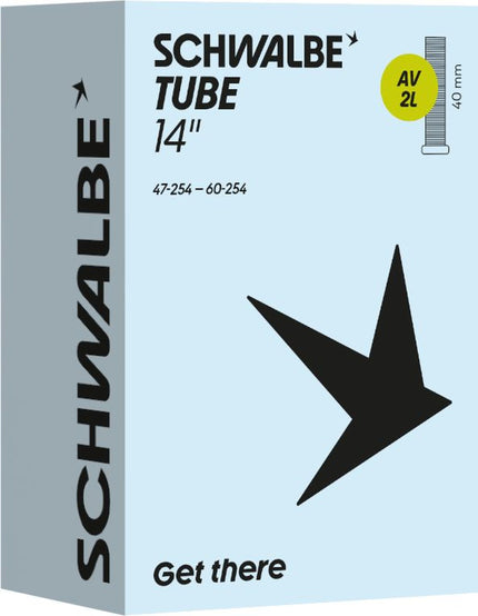 SCHWALBE INNER TUBE AV2L 47/60-254 40MM