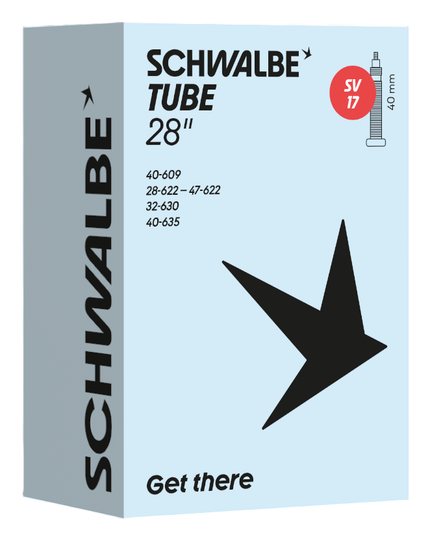 SCHWALBE INNER TUBE SV17 28/47-622/635 40MM