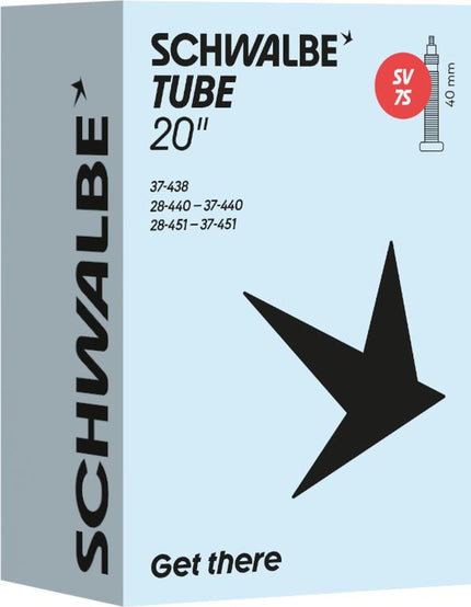 SCHWALBE INNER TUBE SV7A 28/37-438/451 40MM