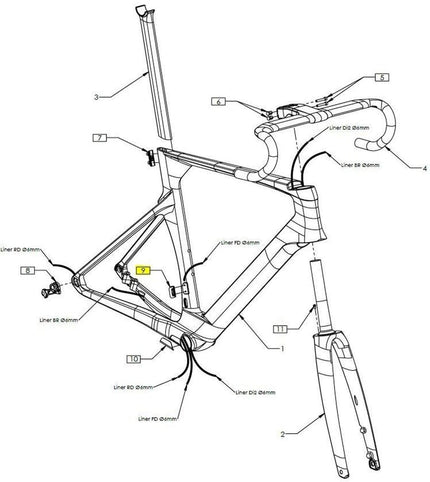 CUBE FRONT DERAILLEUR MOUNT