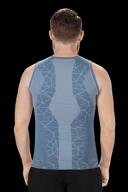 CUBE Baselayer Race Be Cool Sleeveless Gry/Grn