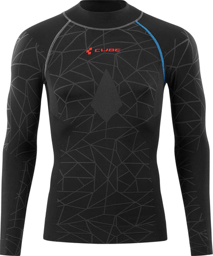CUBE Baselayer Race Be Warm L/S Black