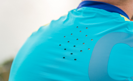 CUBE Am Round-Neck Jersey L/S Blue/Lime