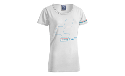 CUBE Wls T-Shirt Icon White/Blue/Rose