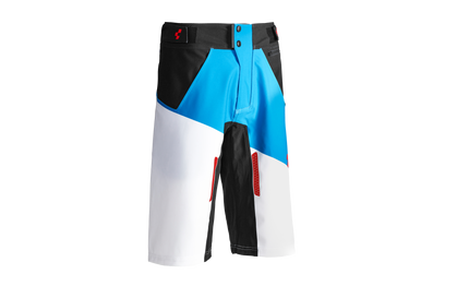 CUBE Action Shorts Pilot White/Blue/Red