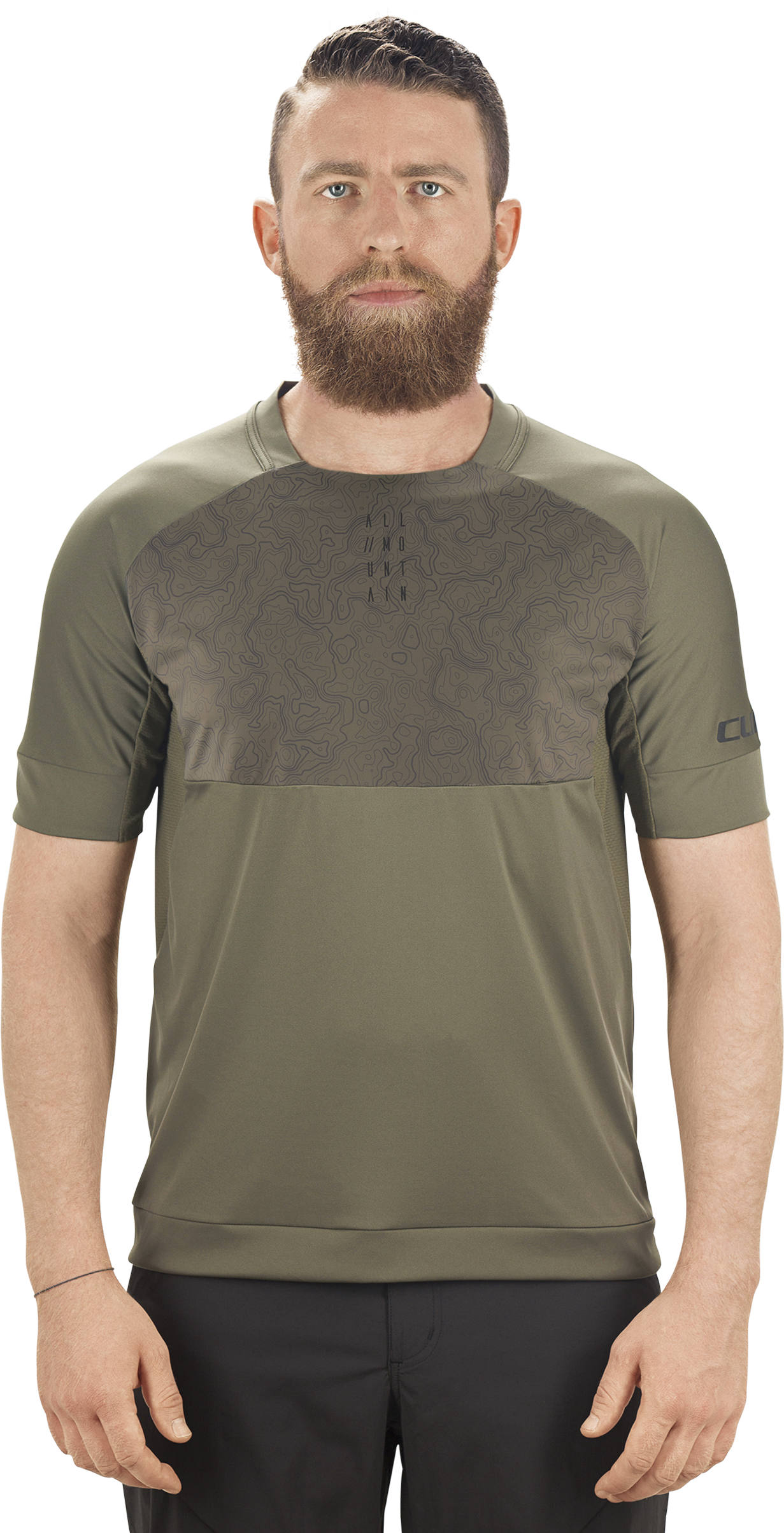 CUBE Am Round-Neck Jersey S/S Olive