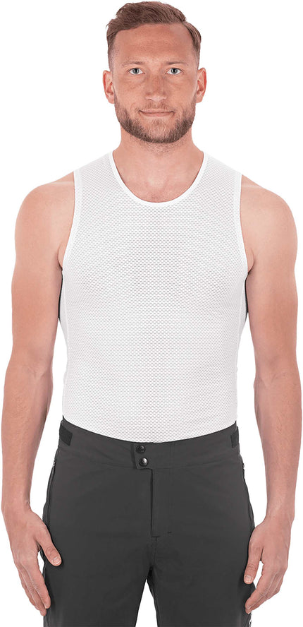 CUBE Baselayer Shirt Mesh Sleeveless White