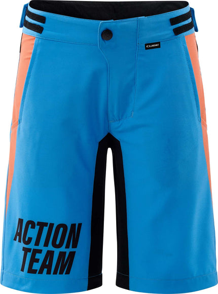 CUBE Junior Baggy Shorts X At Blu/Ora