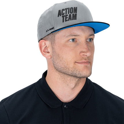 CUBE Freeride Cap X Actionteam Grey/Black Onesize