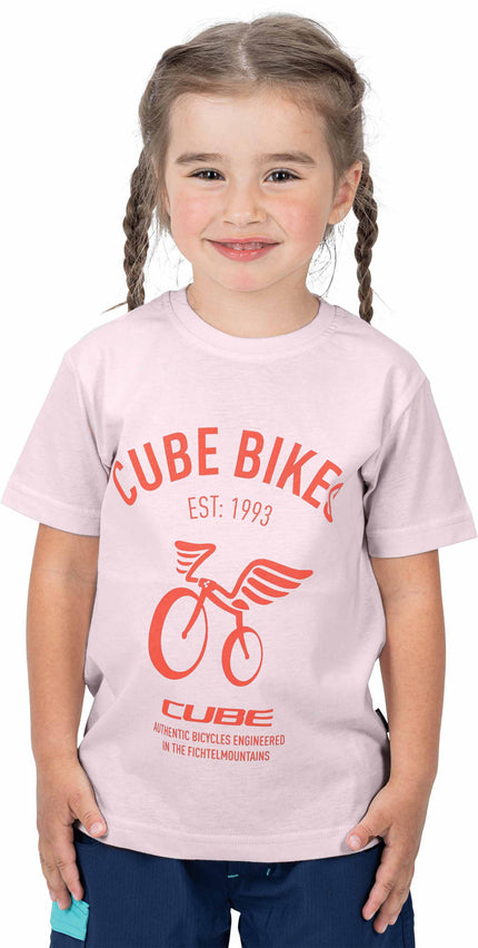 CUBE Junior Organic T-Shirt Wings Rose