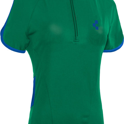 CUBE Tour Wls Jersey S/S Green/Blue