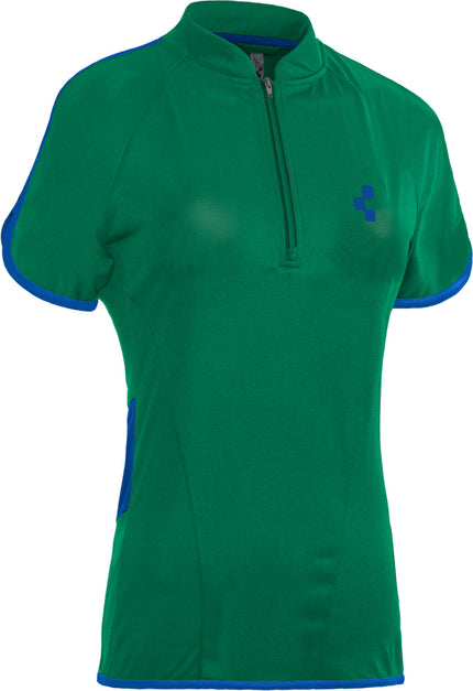 CUBE Tour Wls Jersey S/S Green/Blue