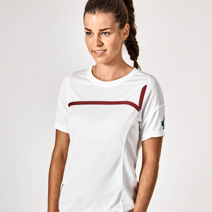 CUBE Motion Wls Round-Neck Jersey S/S White