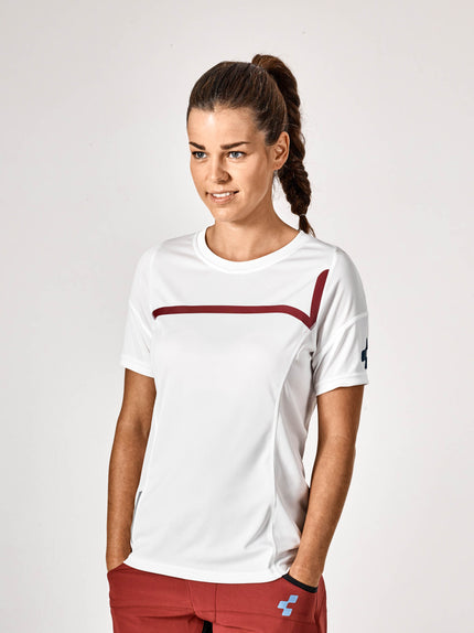CUBE Motion Wls Round-Neck Jersey S/S White