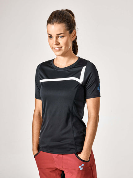 CUBE Motion Wls Jersey Round-Neck S/S Black