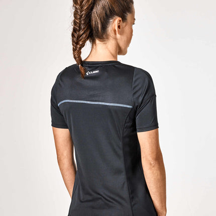 CUBE Motion Wls Jersey Round-Neck S/S Black