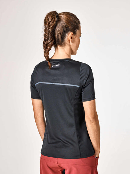CUBE Motion Wls Jersey Round-Neck S/S Black