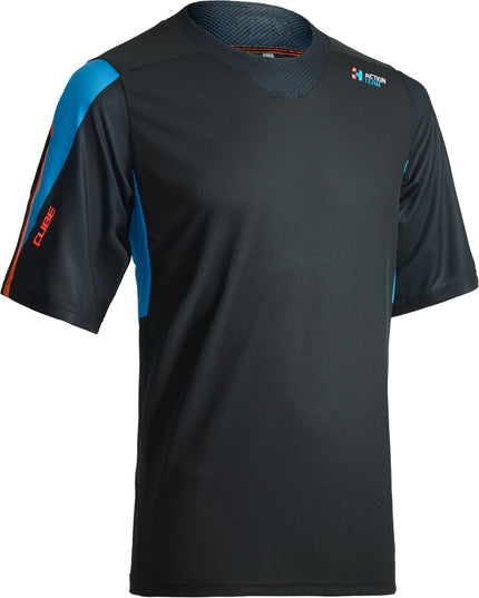 CUBE Action Team Round-Neck Jersey S/S Black