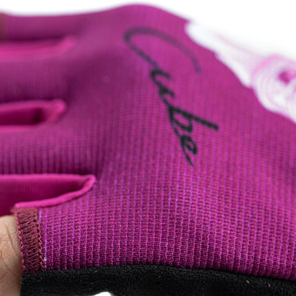 CUBE Gloves Performance Junior Short Finger Pink