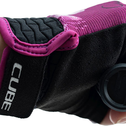 CUBE Gloves Performance Junior Short Finger Pink