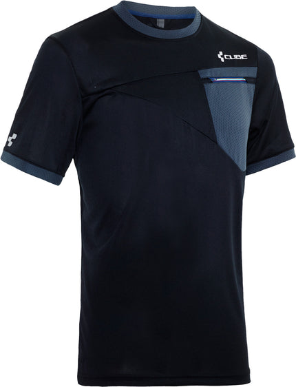 CUBE Tour Jersey Free Round-Neck S/S Black