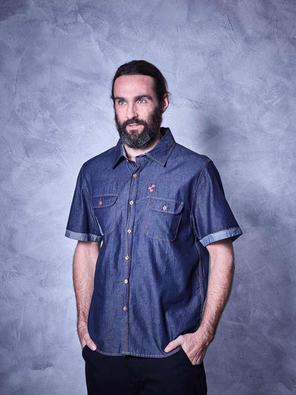 CUBE Work Shirt S/S Denim