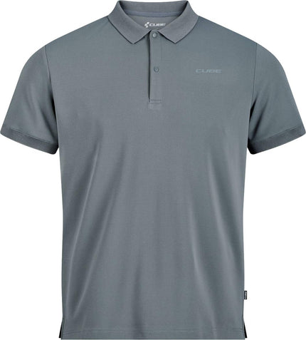 CUBE TECH POLO SHIRT DARK GREY
