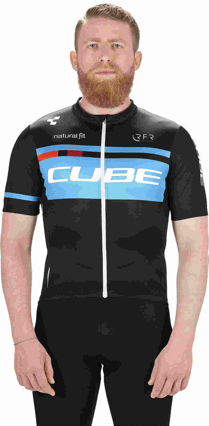 CUBE Teamline Jersey Competition S/S Black/Blue