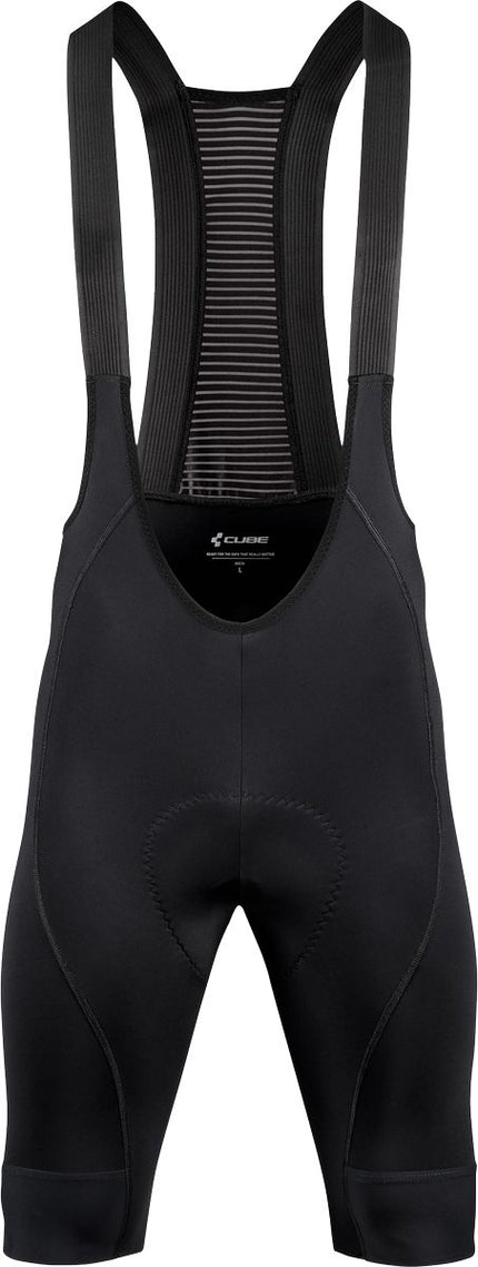 CUBE ROAD/XC BIB SHORT COMPRESSION BLACK