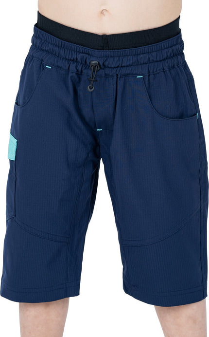 CUBE Junior Baggy Shorts + Liner Shorts Blue/Mint