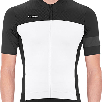 CUBE Blackline Jersey S/S Black/White