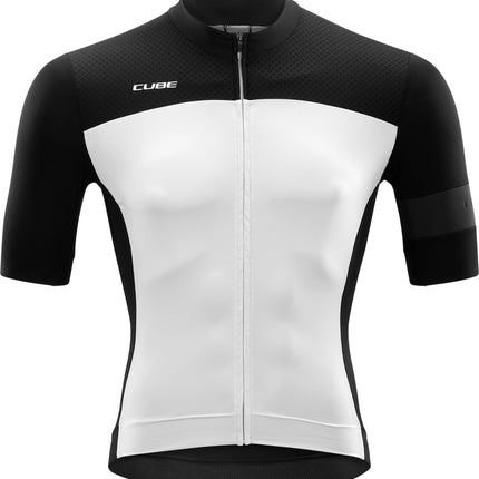 CUBE Blackline Jersey S/S Black/White